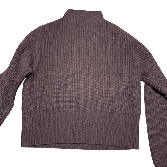 Divine Heritage x REVOLVE Cropped Henley Wool Zip Sweater Small - Picture 6 of 9